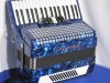 Canarino 34-60-5 New blue piano accordion